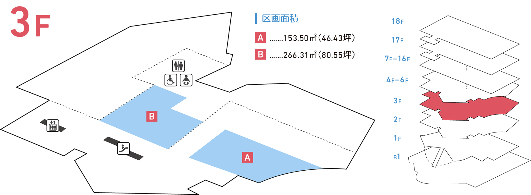 リーシング区画マップ